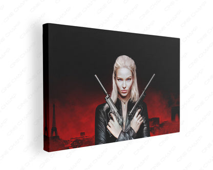 Anna Canvas Print Action Movie Wall Art