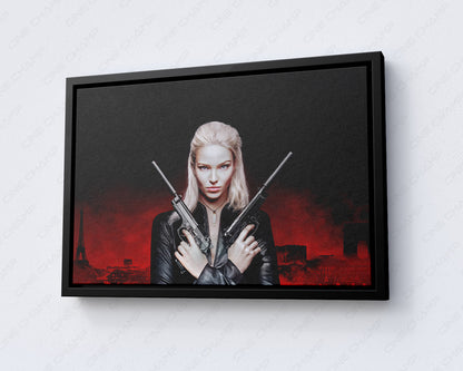 Anna Canvas Print Action Movie Wall Art