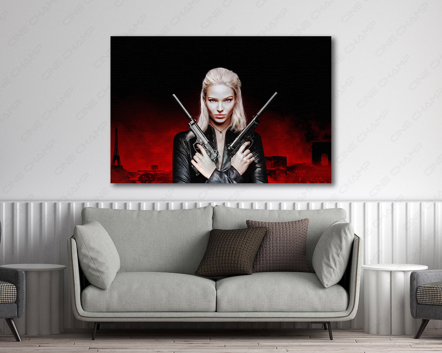 Anna Canvas Print Action Movie Wall Art