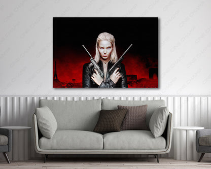 Anna Canvas Print Action Movie Wall Art