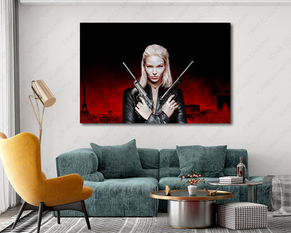 Anna Canvas Print Action Movie Wall Art