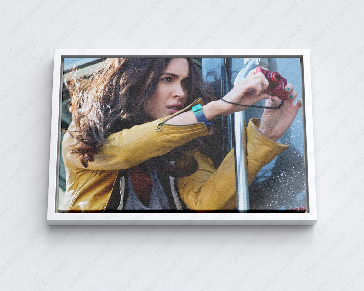 April O'Neil Movie Poster Canvas Art