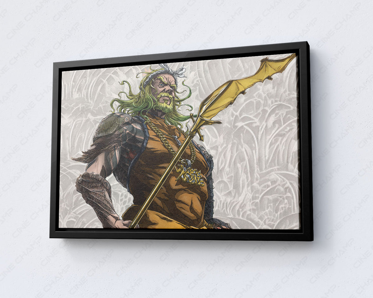 Aquaman Anime Style Canvas Wall Art