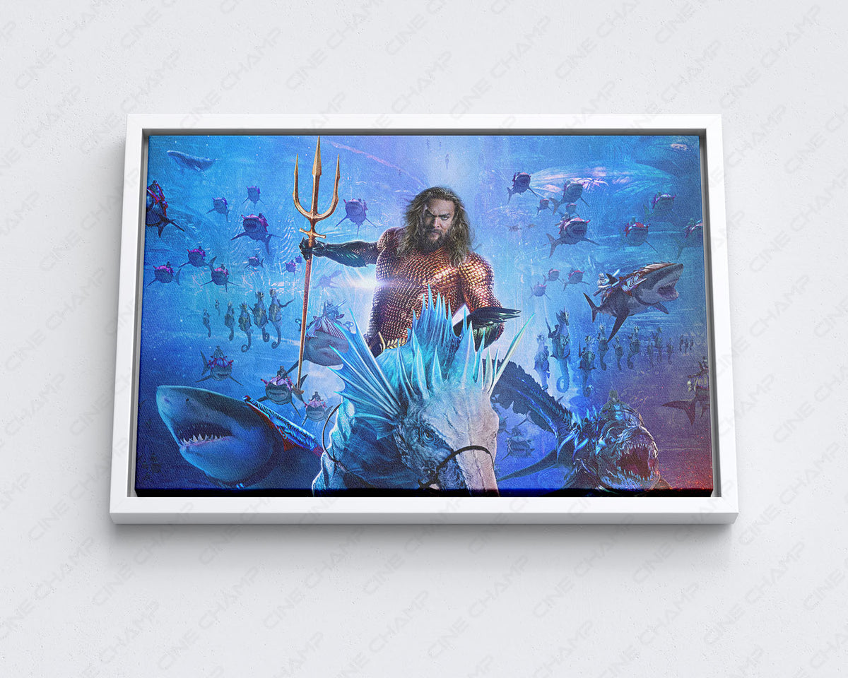 Aquaman Atlantis Canvas Wall Art