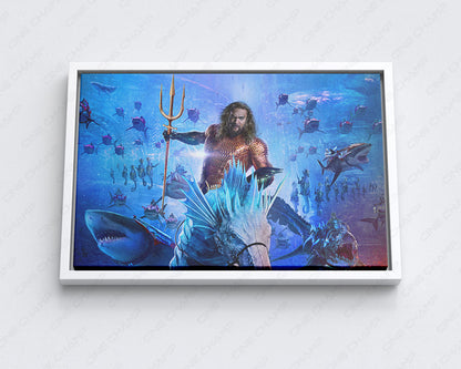 Aquaman Atlantis Canvas Wall Art
