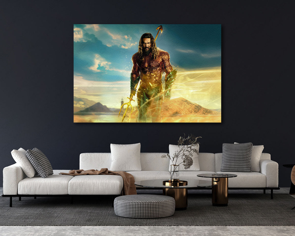 Aquaman Atlantis Movie Canvas Art