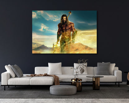 Aquaman Atlantis Movie Canvas Art
