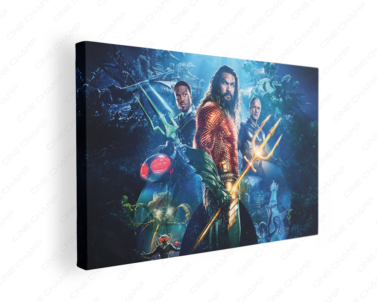 Aquaman Atlantis Superhero Canvas Art