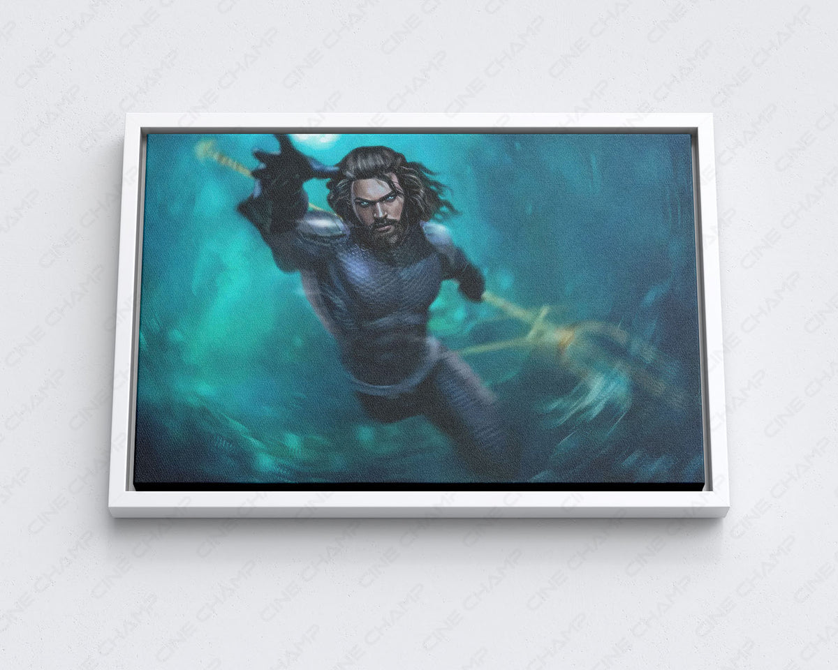 Aquaman Atlantis Warrior Wall Artwork