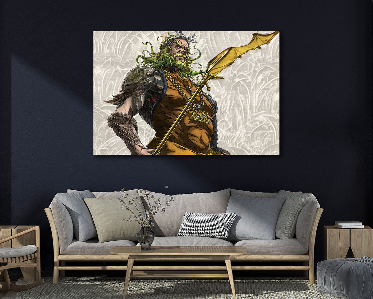 Aquaman Batman Ninja Canvas Print