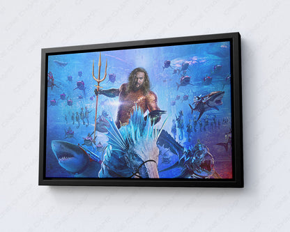 Aquaman Gaming Room Canvas Artwork