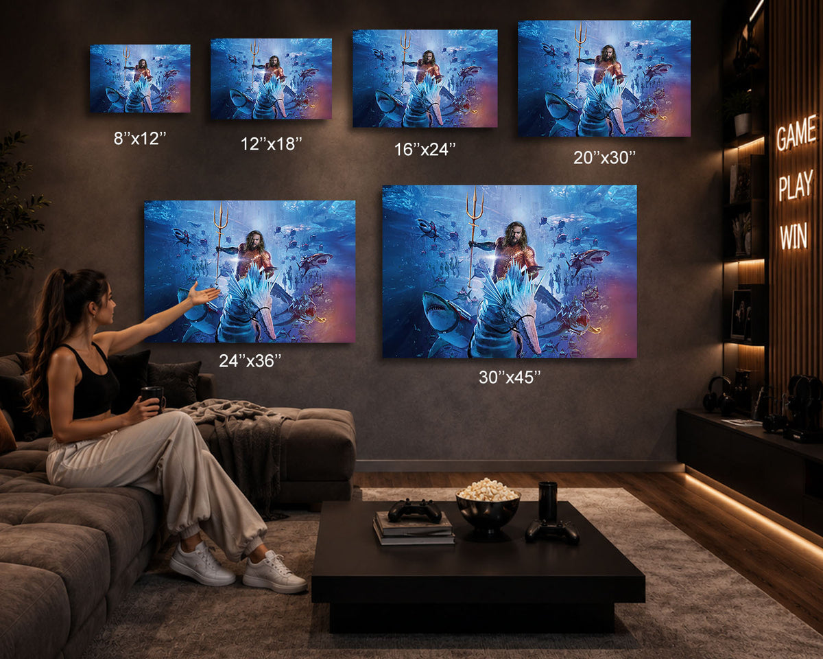 Aquaman Gaming Room Decor