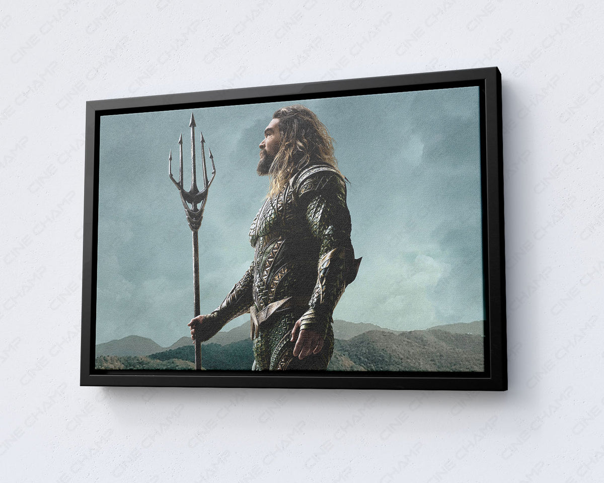 Aquaman Gaming Room Movie Canvas