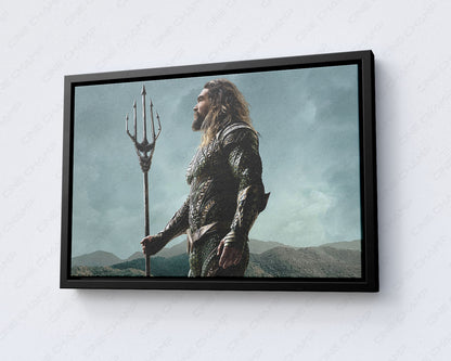 Aquaman Gaming Room Movie Canvas