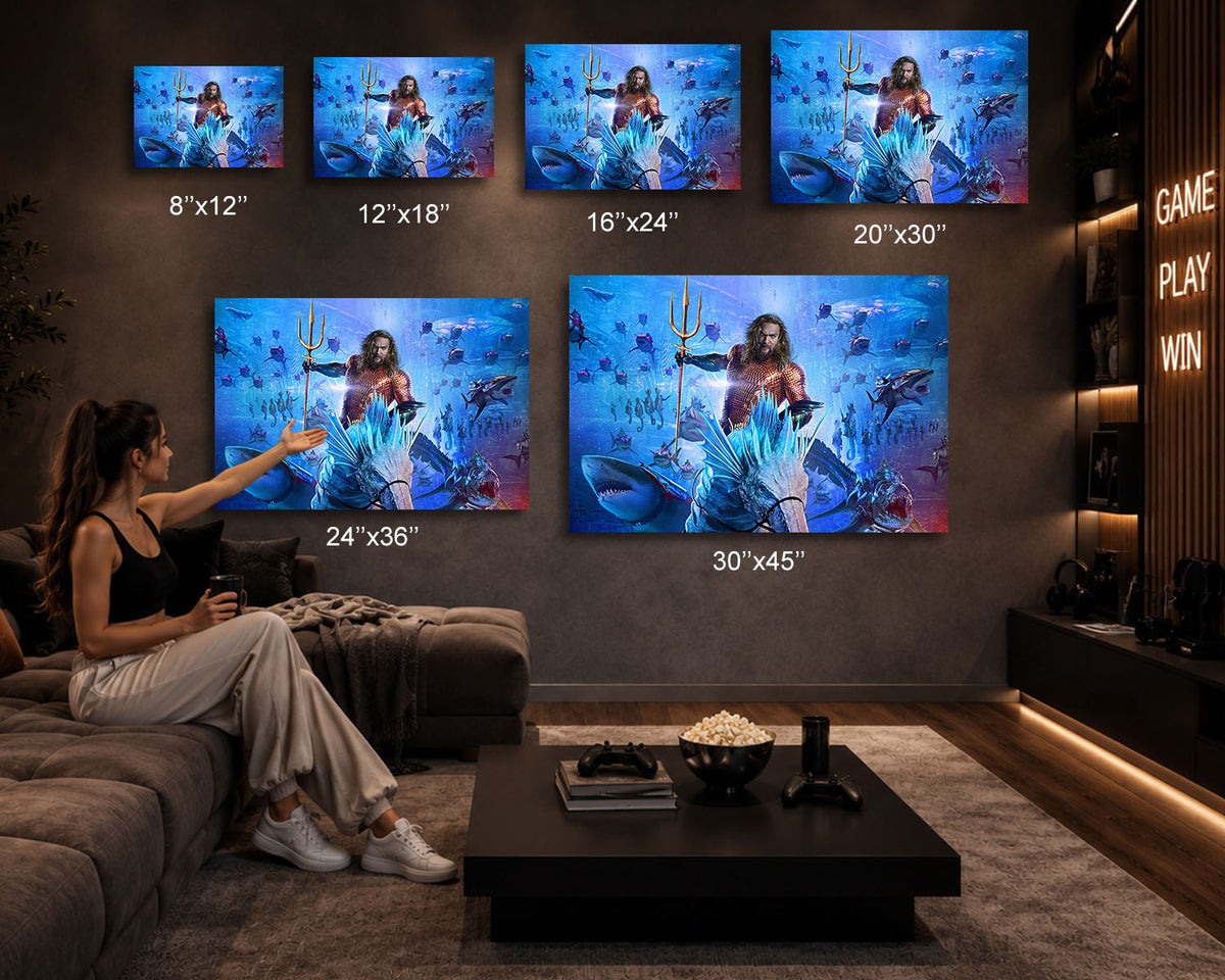 Aquaman Home Theater Wall Art