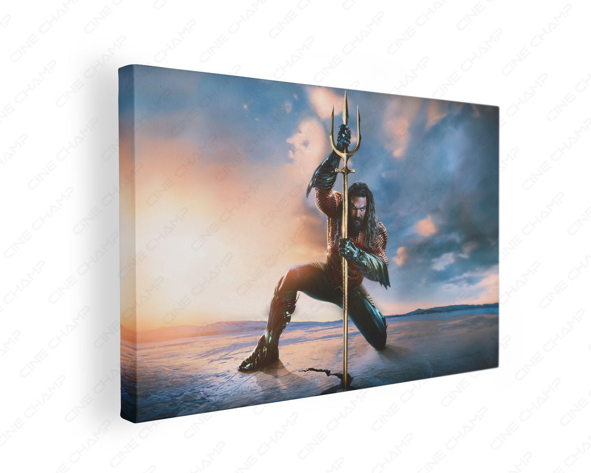 Aquaman Legendary Legacy Canvas Wall Art