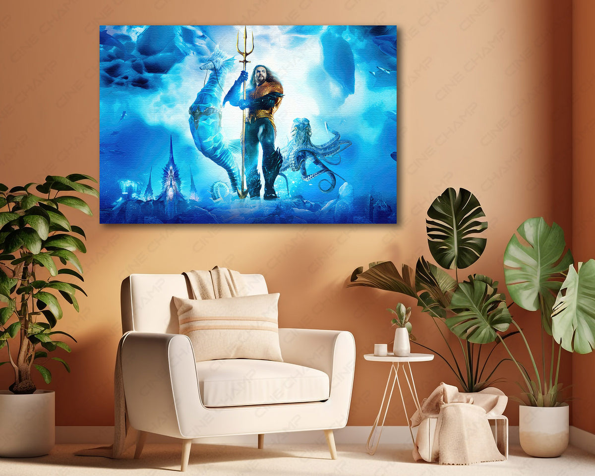 Aquaman Lost Kingdom canvas print