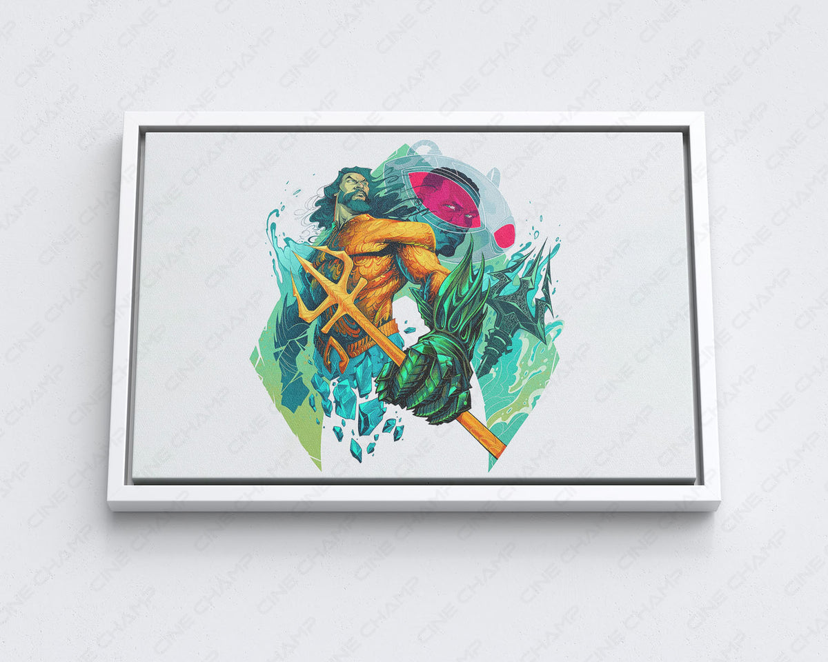 Aquaman Movie Illustration Canvas Art