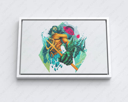 Aquaman Movie Illustration Canvas Art