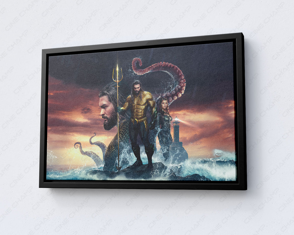 Aquaman Ocean Fantasy Canvas Wall Art