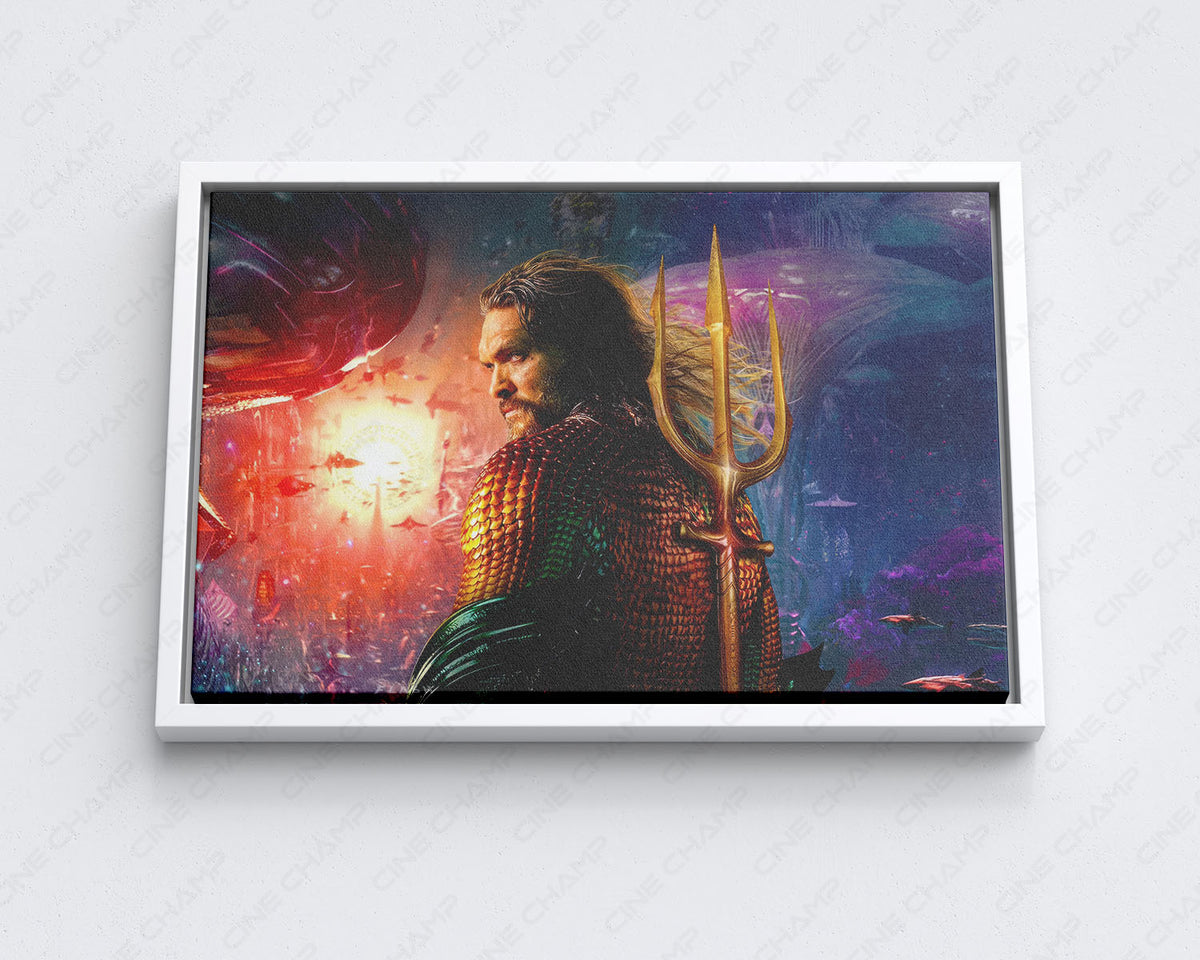 Aquaman Ocean Hero Canvas Artwork