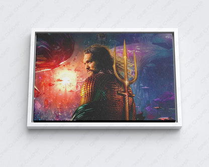 Aquaman Ocean Hero Canvas Artwork
