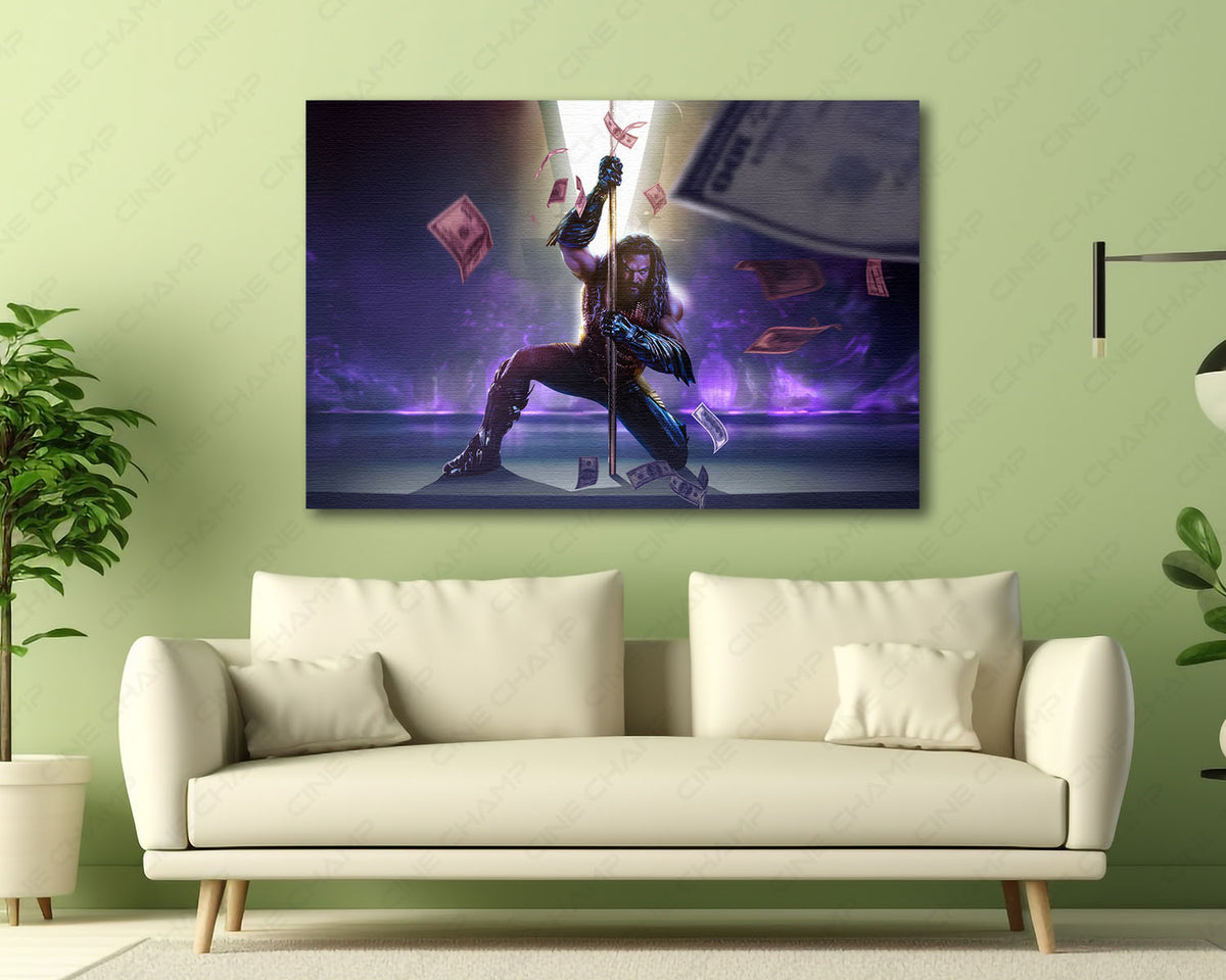 Aquaman Ocean Hero Dollar Artwork