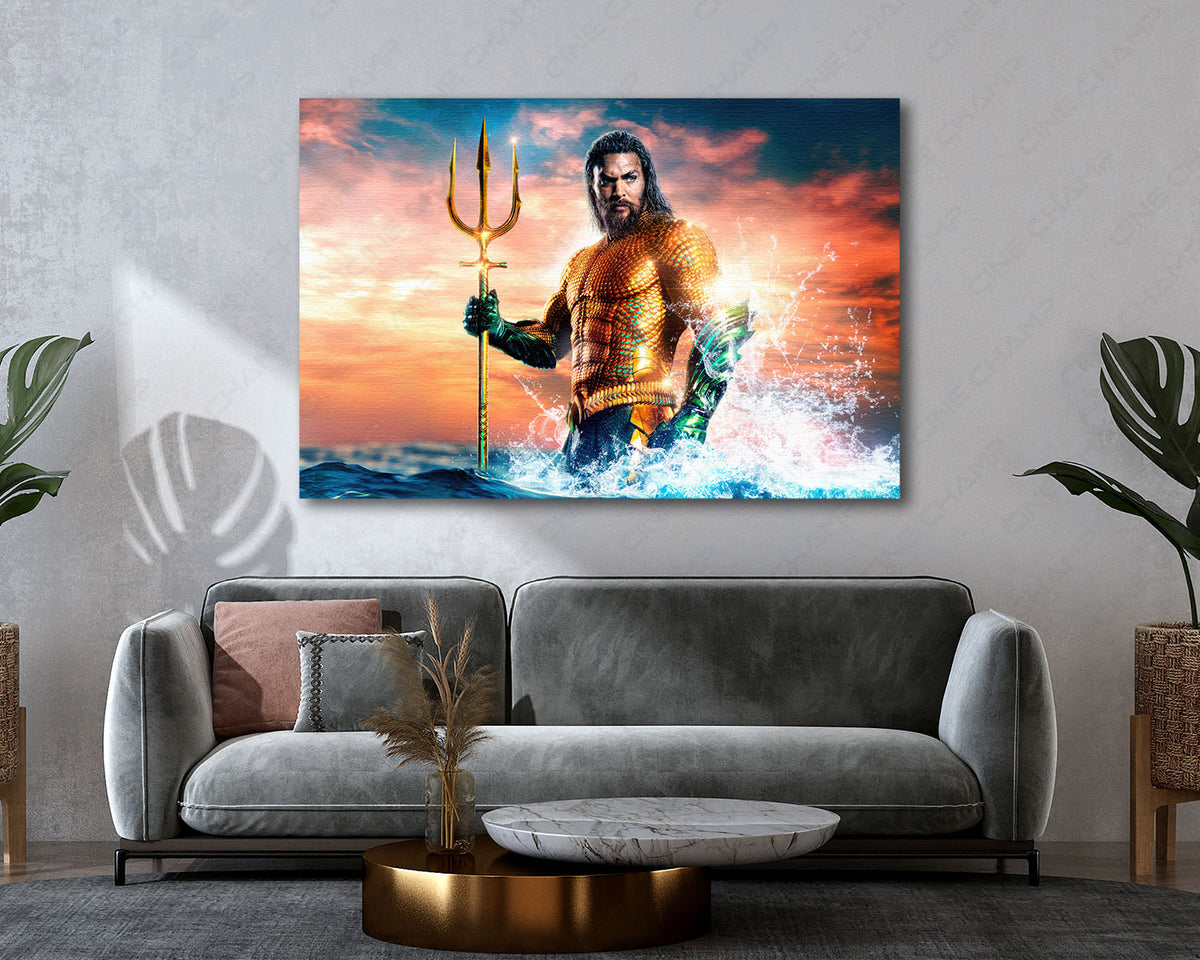 Aquaman Ocean King Movie Artwork