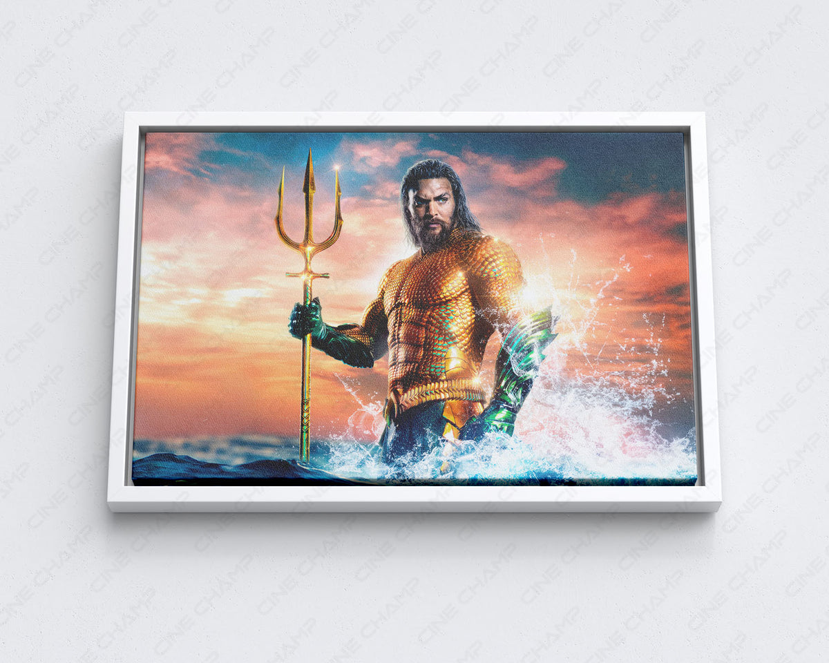 Aquaman Superhero Canvas Wall Art