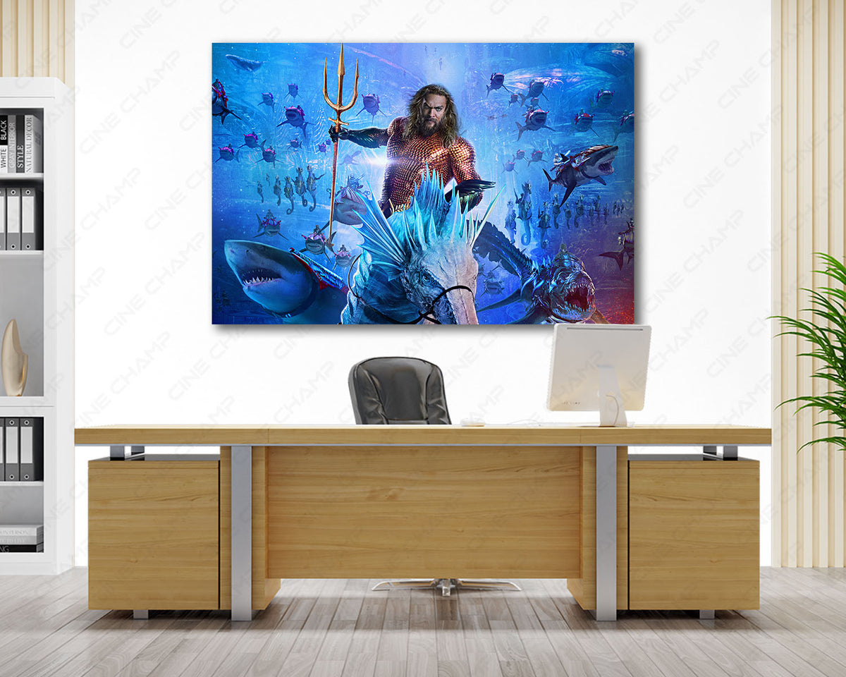 Aquaman Superhero Cinematic Artwork