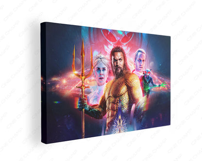 Aquaman Underwater Hero Canvas Print
