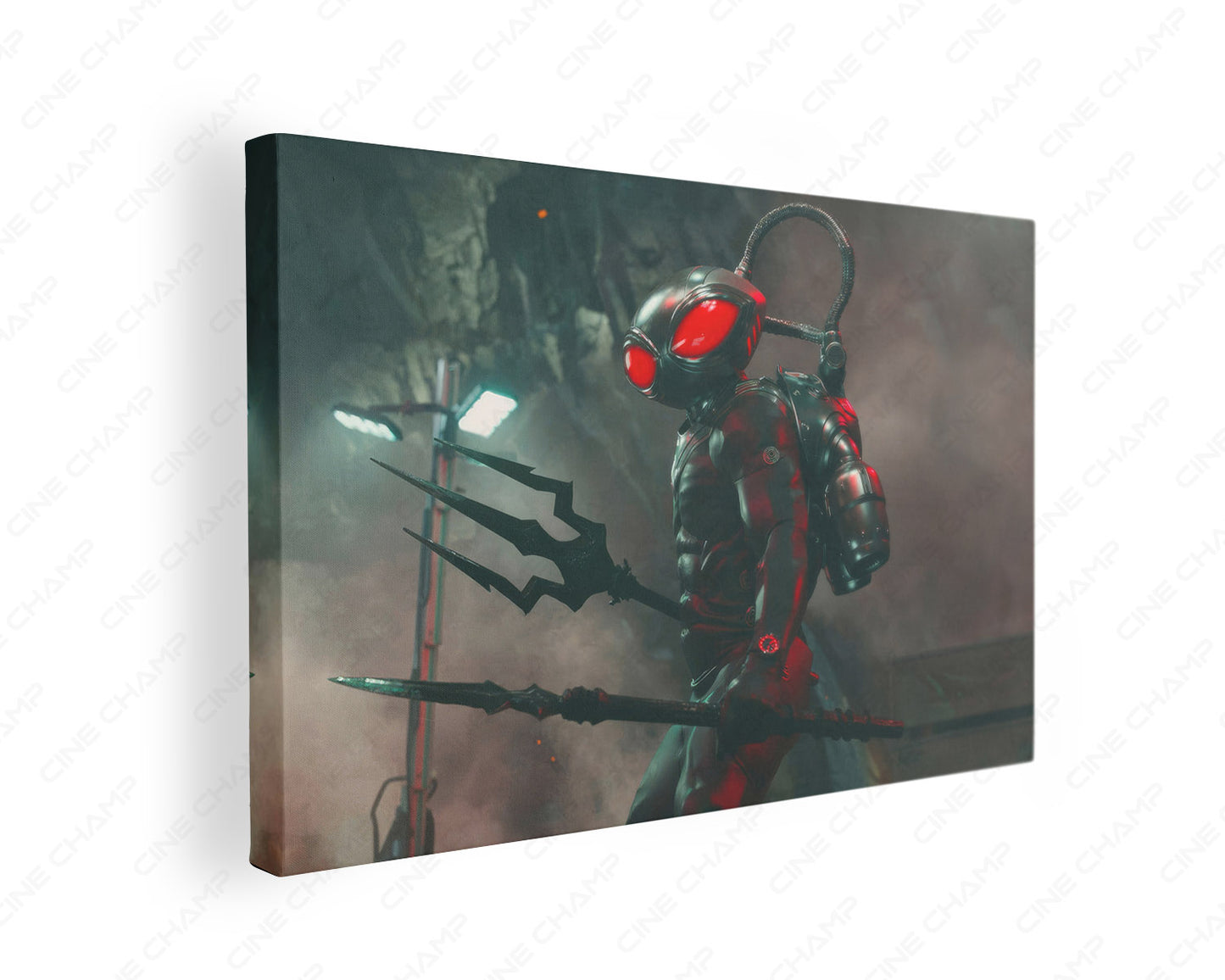 Aquaman and the Lost Kingdom Canvas Print Gallery Wrap Featuring DC Superhero Inspired Wall Artwork