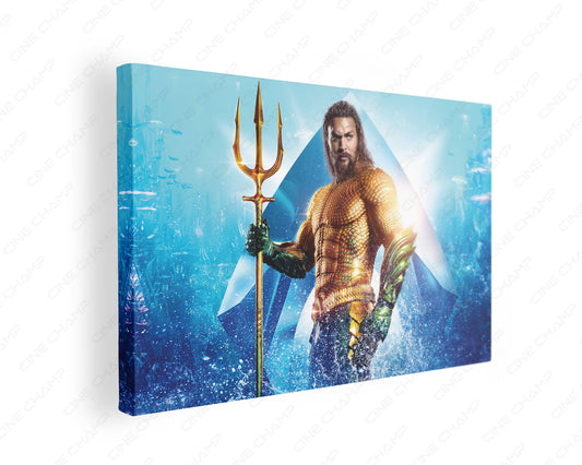 Aquaman movie canvas print