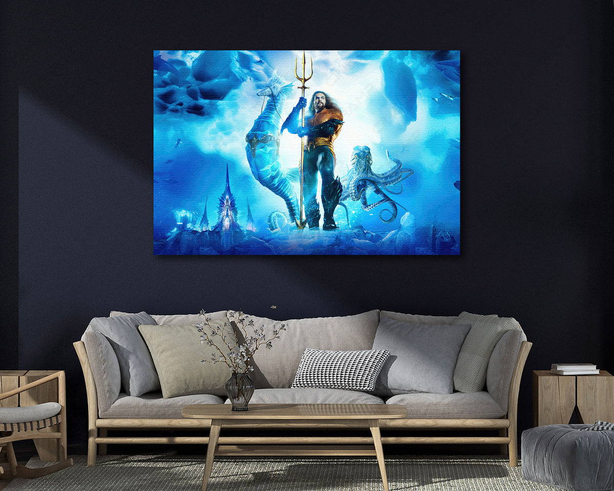 Aquaman ocean superhero artwork