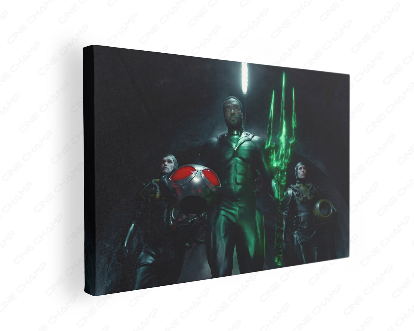 Black Manta Aquaman and the Lost Kingdom Canvas Print Gallery Wrap - Superhero Movie Wall Art