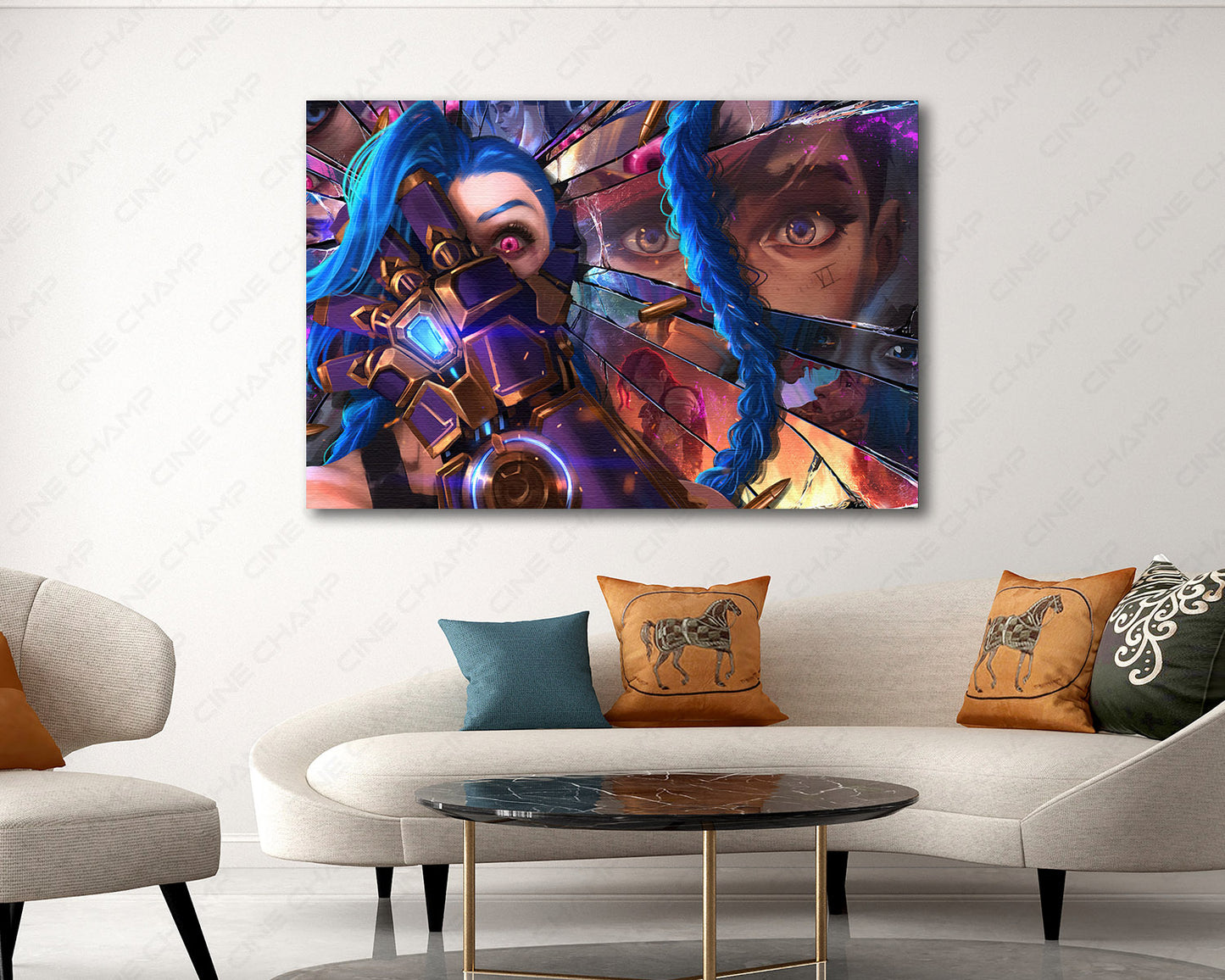 Arcane Canvas Print League of Legends Wall Art