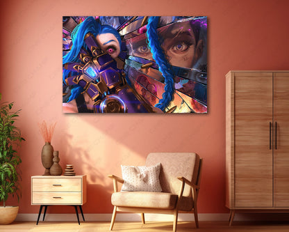 Arcane Canvas Print League of Legends Wall Art