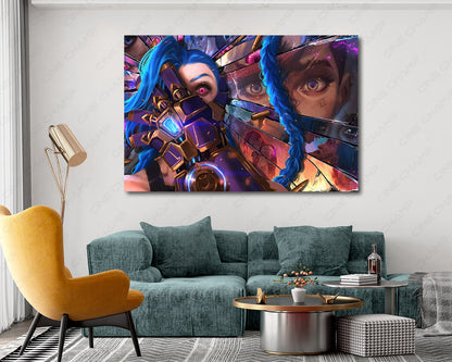 Arcane Canvas Print League of Legends Wall Art