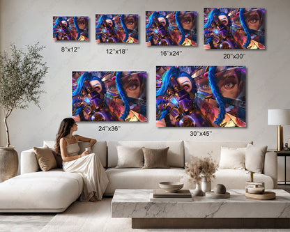 Arcane Canvas Print League of Legends Wall Art