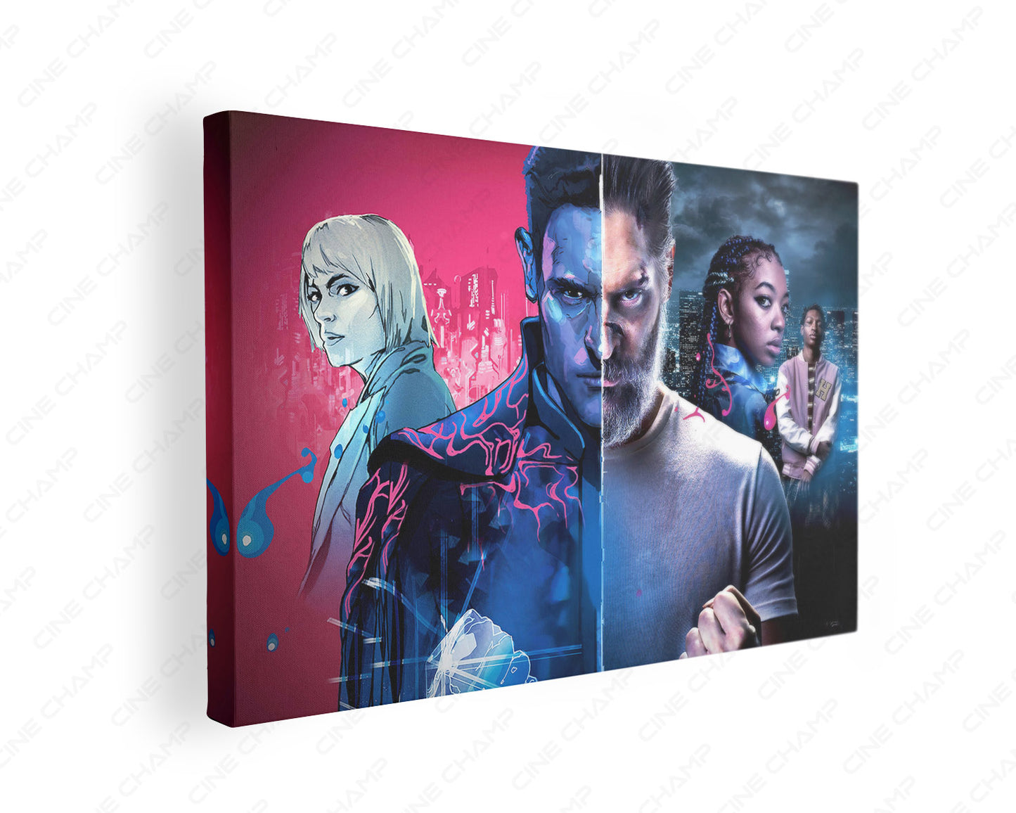 Archenemy Canvas Print Superhero Action Movie Wall Art