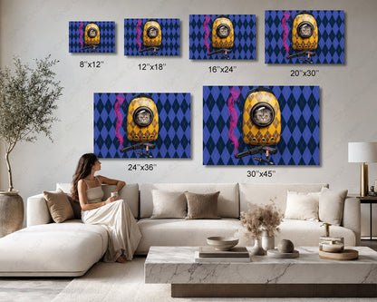 Argylle Canvas Print Spy Action Movie Wall Art