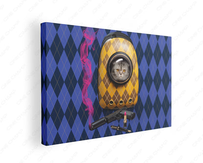 Argylle Canvas Print Spy Action Movie Wall Art