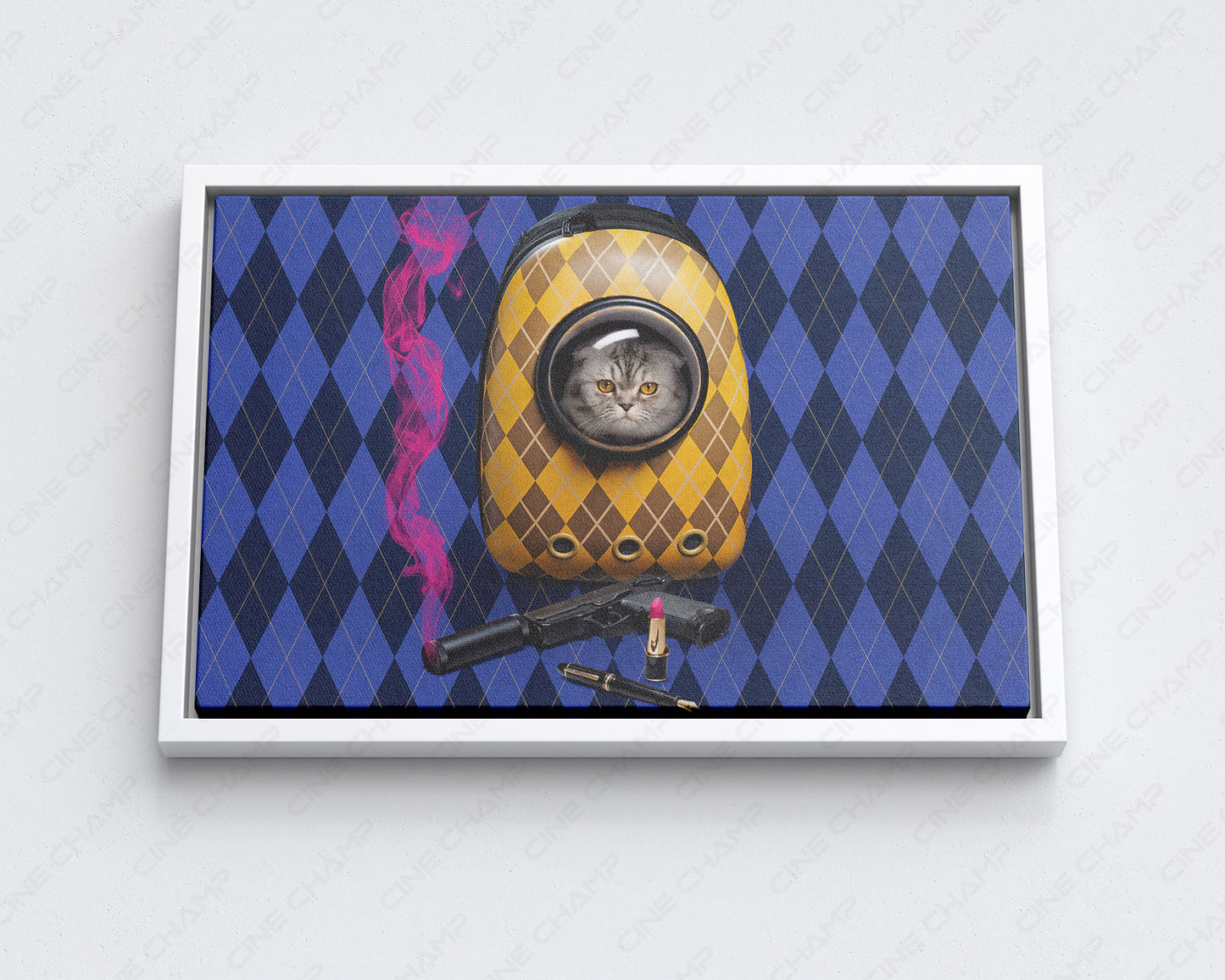 Argylle Canvas Print Spy Action Movie Wall Art