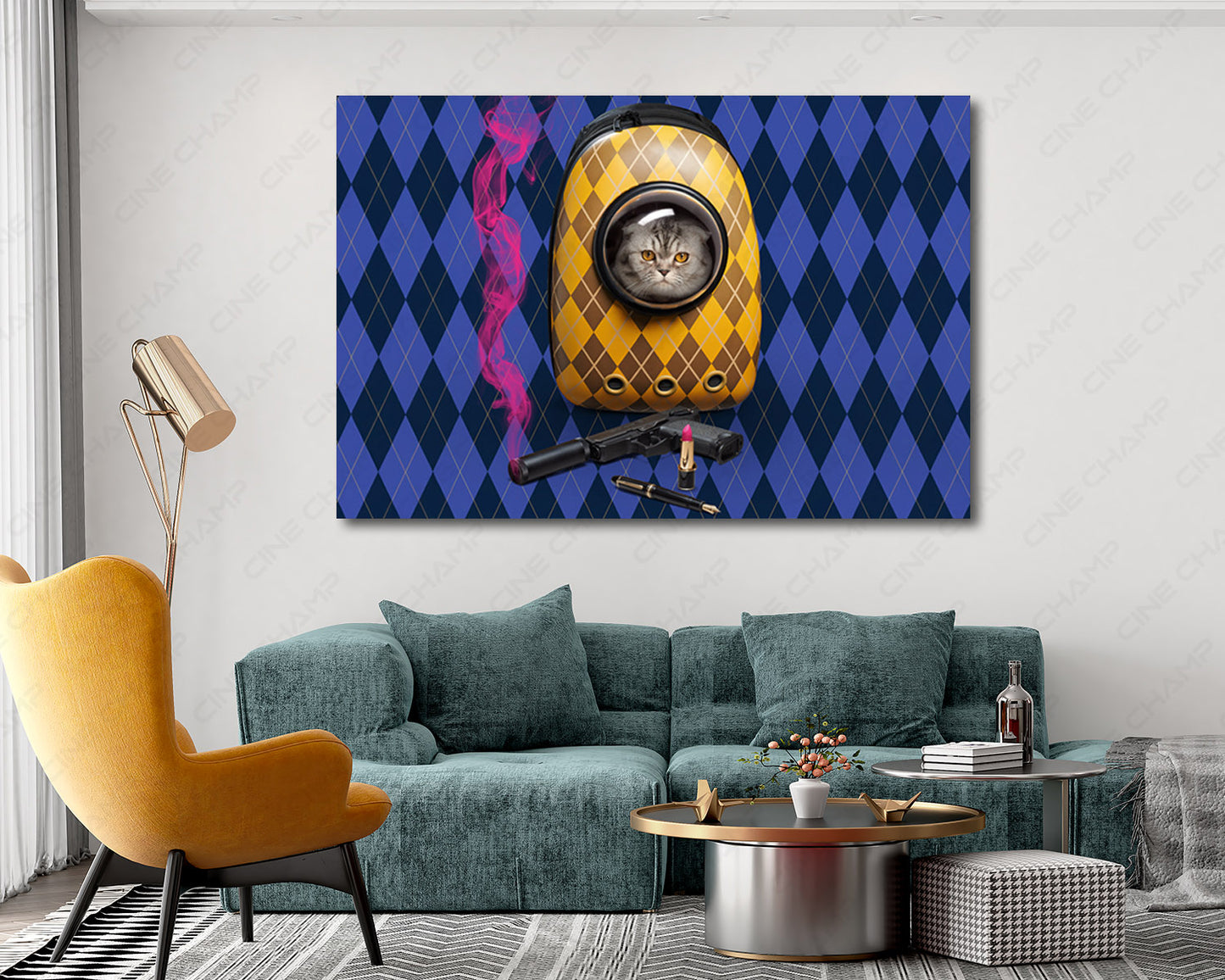 Argylle Canvas Print Spy Action Movie Wall Art
