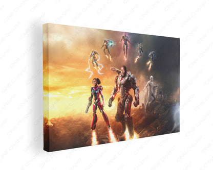 Armor Wars War Machine Canvas Print