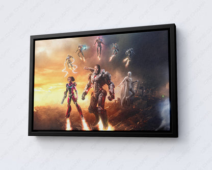 Armor Wars War Machine Canvas Print