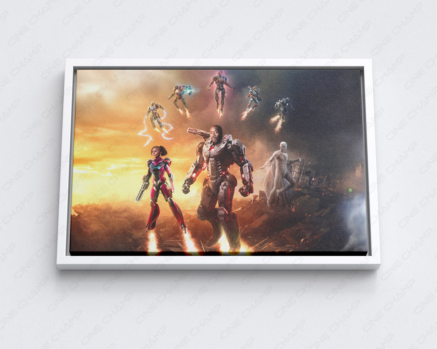 Armor Wars War Machine Canvas Print