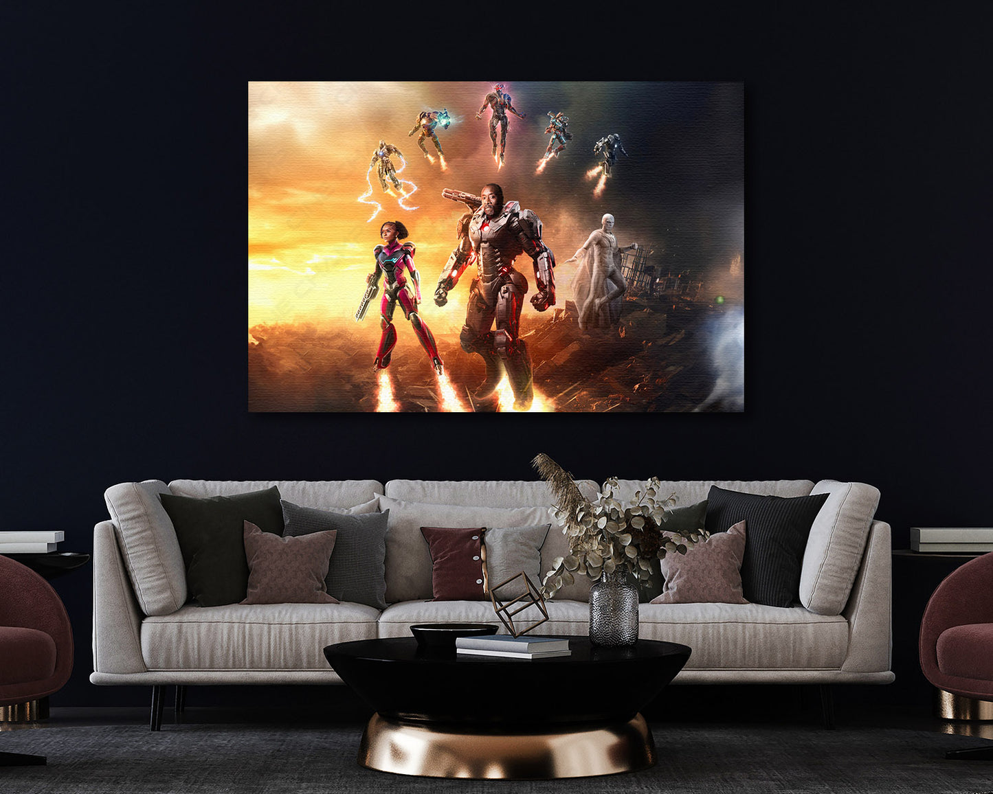 Armor Wars War Machine Canvas Print