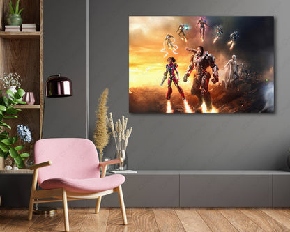 Armor Wars War Machine Canvas Print
