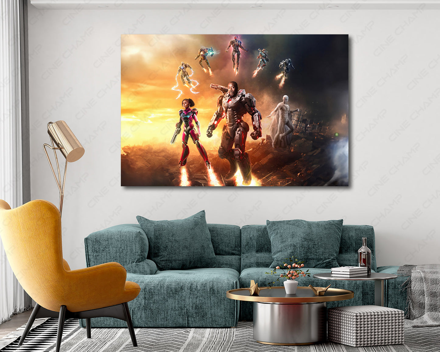 Armor Wars War Machine Canvas Print